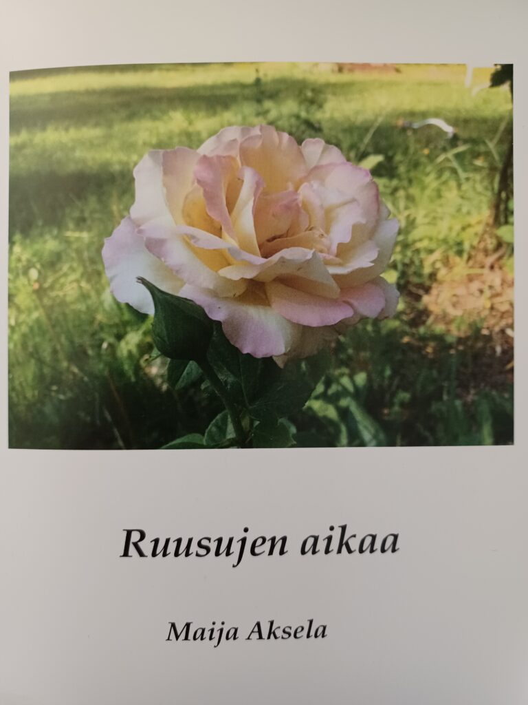 Ruusujen aikaa -kirjan kansi