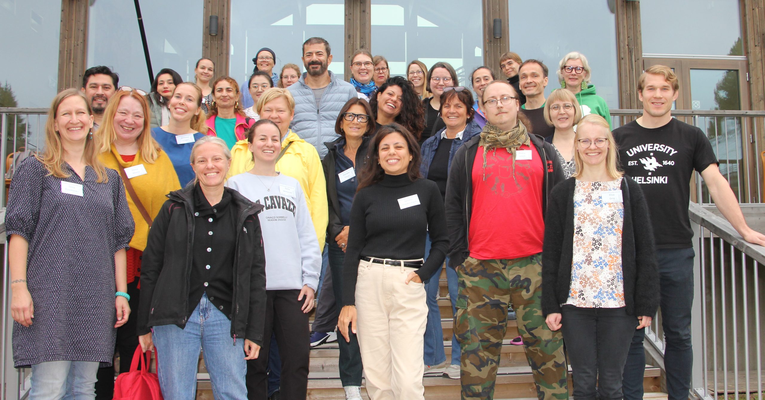 Participants at the seventh Teachers' Climate Change Forum, Hyytiälä, Finland.