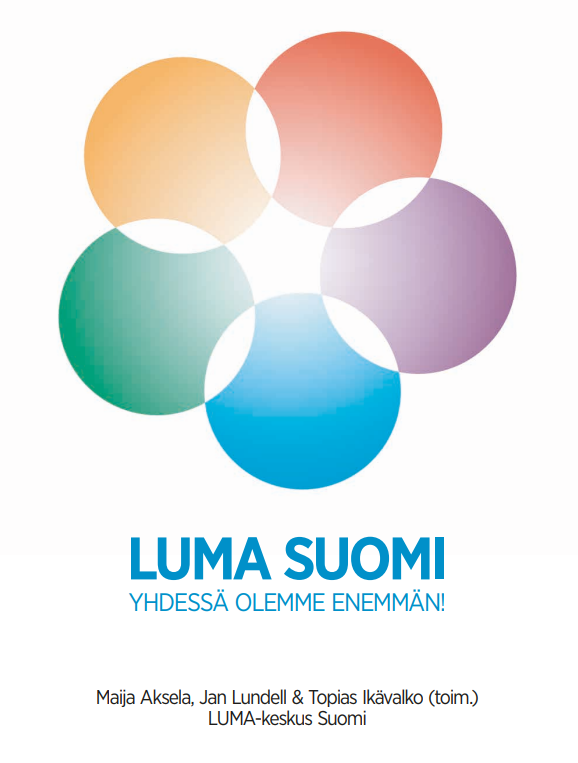 Kuva LUMA SUOMI -kirjan kannesta.