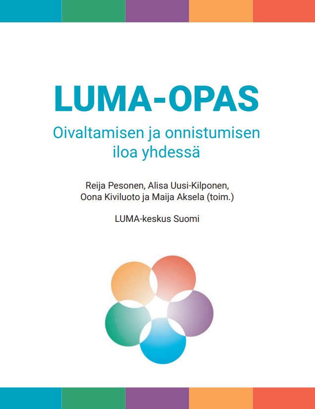 Kuva LUMA-oppaan kannesta.